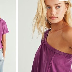 We The Free One Shoulder Audrey Tee